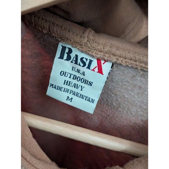 Wolf Laurel Resort Embroidered Brown Hoodie Sweatshirt Size M - Picture 6 of 7